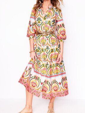 BODEN Clara Cotton Shirt Dress, Size 6 | NWT